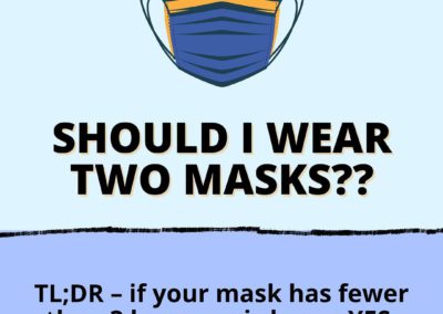 How many masks should I wear?