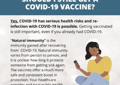 If I already had COVID-19 should I still get a COVID-19 vaccine?