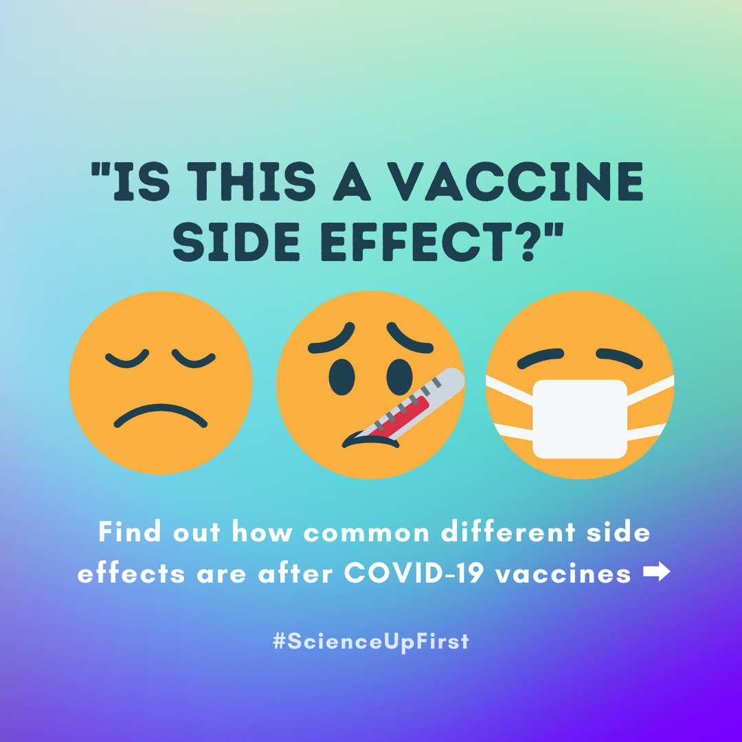 “Is this a vaccine side-effect?”