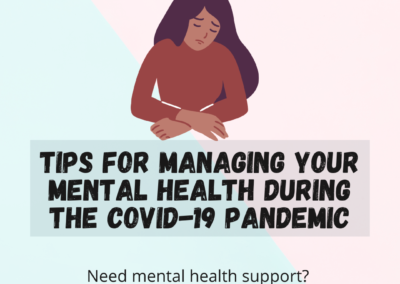 Tips for managing your mental health during the COVID-19 pandemic