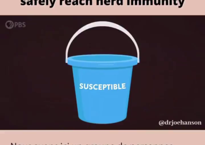 Vaccines are the only way to safely reach herd immunity