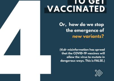Four reasons to get vaccinated