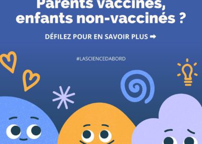 Parents vaccinés, enfants non-vaccinés?