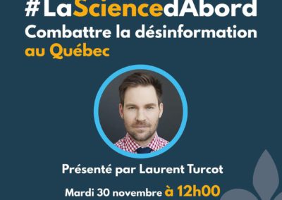 LaSciencedAbord: Combattre la désinformation au Québec