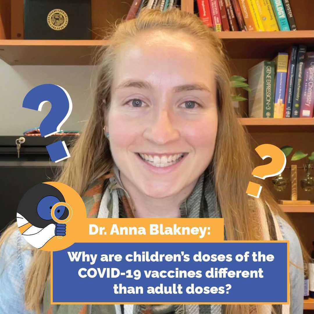 Why are children’s and adult doses different?