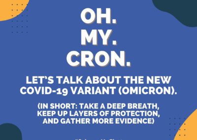 Let’s talk about the new COVID-19 variant, Omicron.