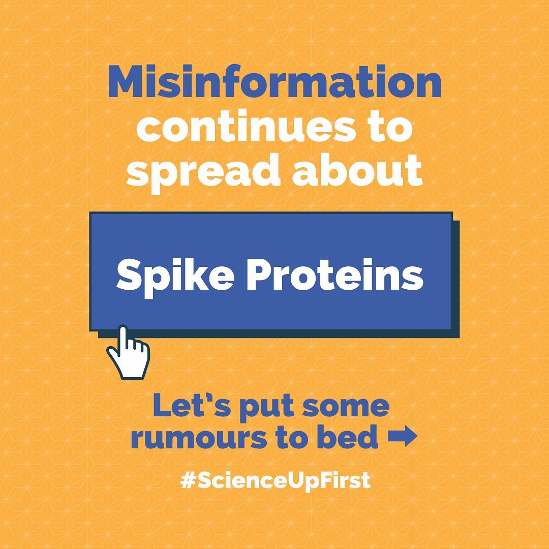 Misinformation continues to spread about Spike Proteins