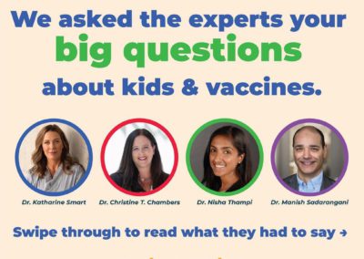 We asked the experts your big questions about kids & vaccines.