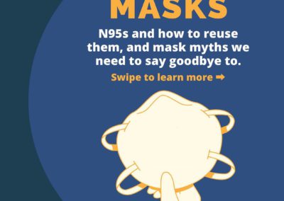 Masks: N95s and how to reuse them, and mask myths we need to say goodbye to