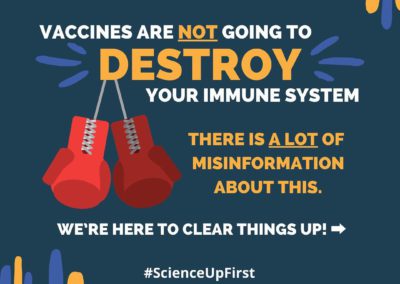 Vaccines are NOT going to destroy your immune system
