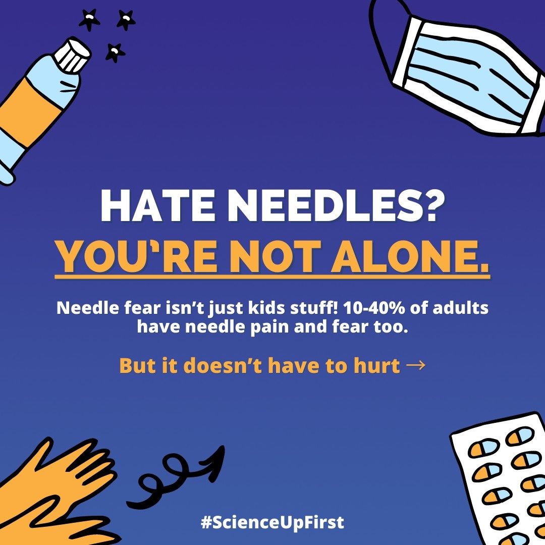 Hate needles? You’re not alone.