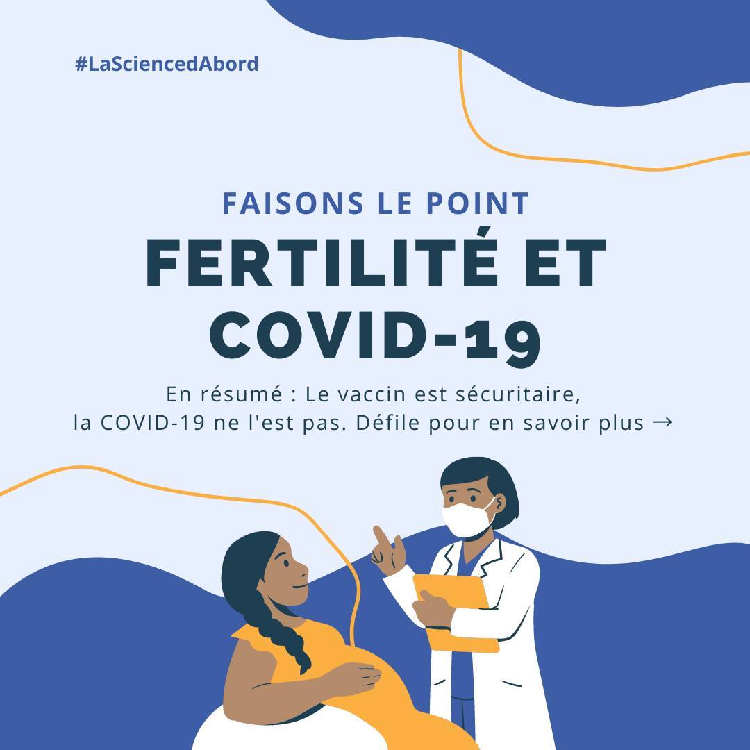 Faisons le point : fertilité et COVID-19