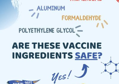 Are these vaccine ingredients safe? YES!
