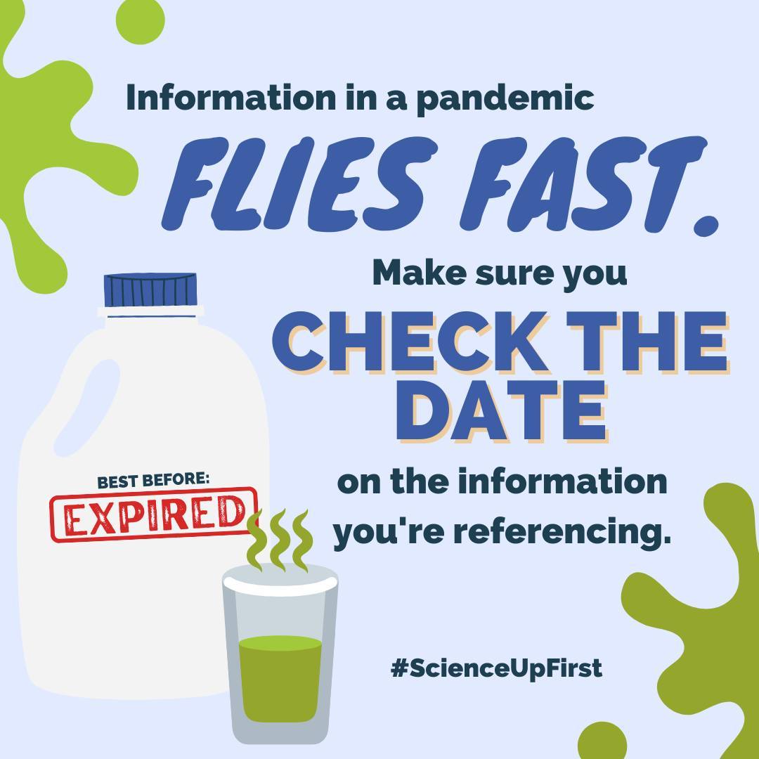 Information in a pandemic flies fast
