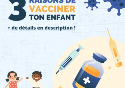 3 raisons de faire vacciner ton enfant