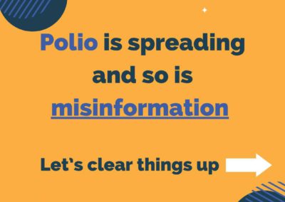 Polio is spreading and so is misinformation