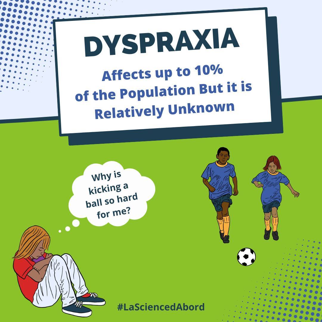 Dyspraxia affects up to 10% of the population