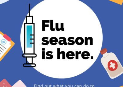 Flu season is here.