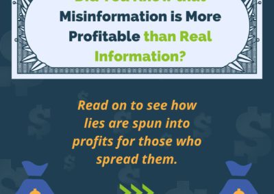 Misinformation is more profitable than real information