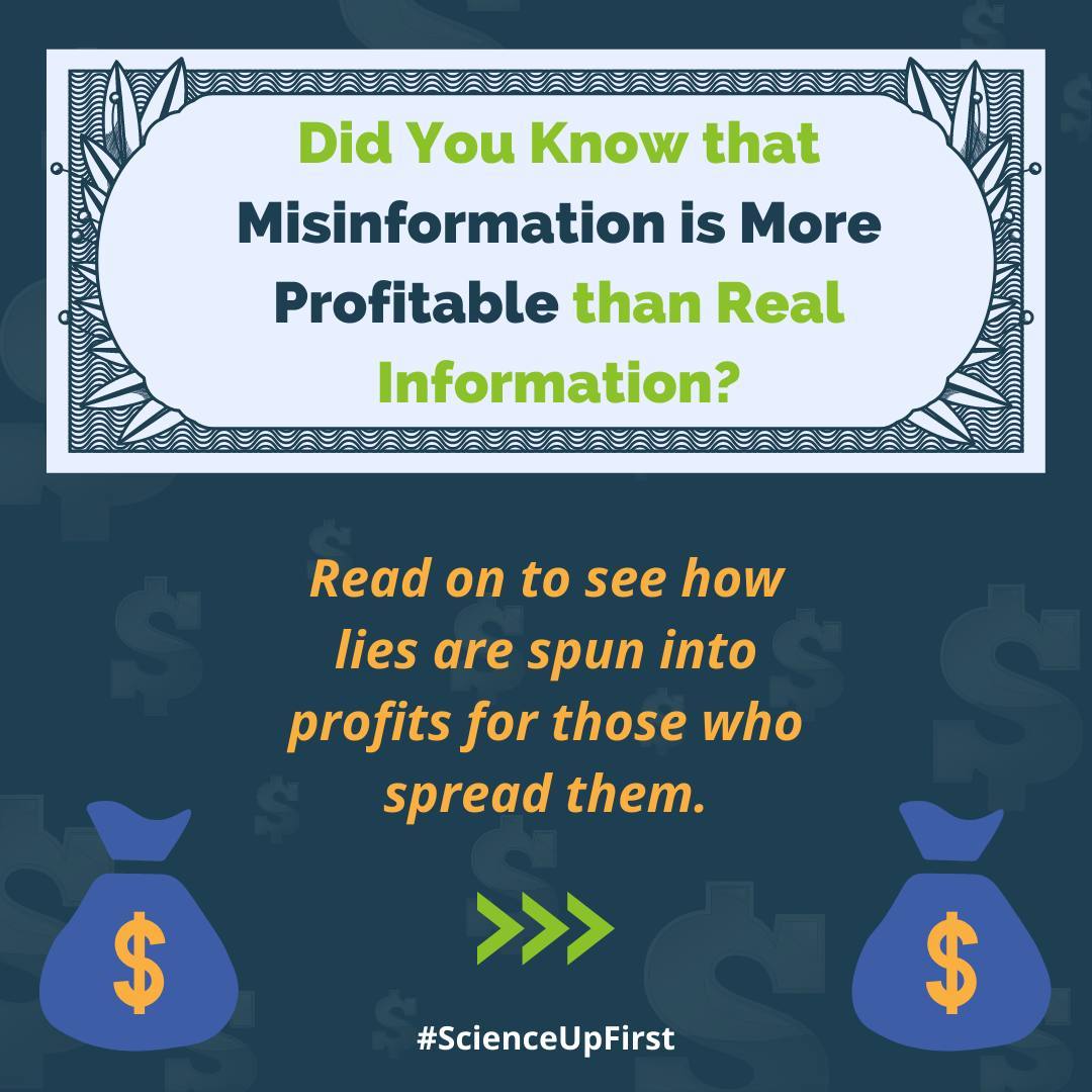 Misinformation is more profitable than real information