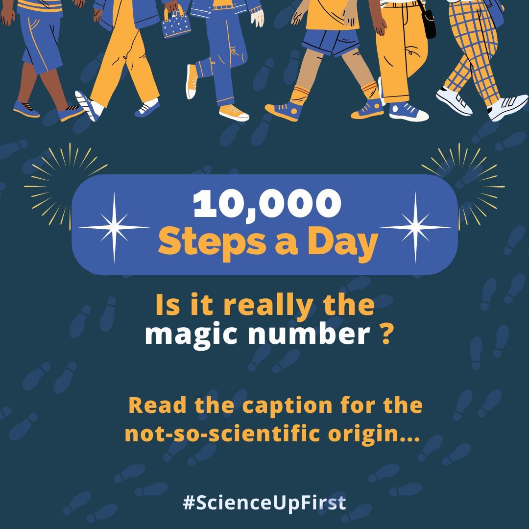 10,000 steps a day. Is it really the magic number?