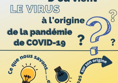D’où vient le virus à l’origine de la pandémie de COVID-19 ?