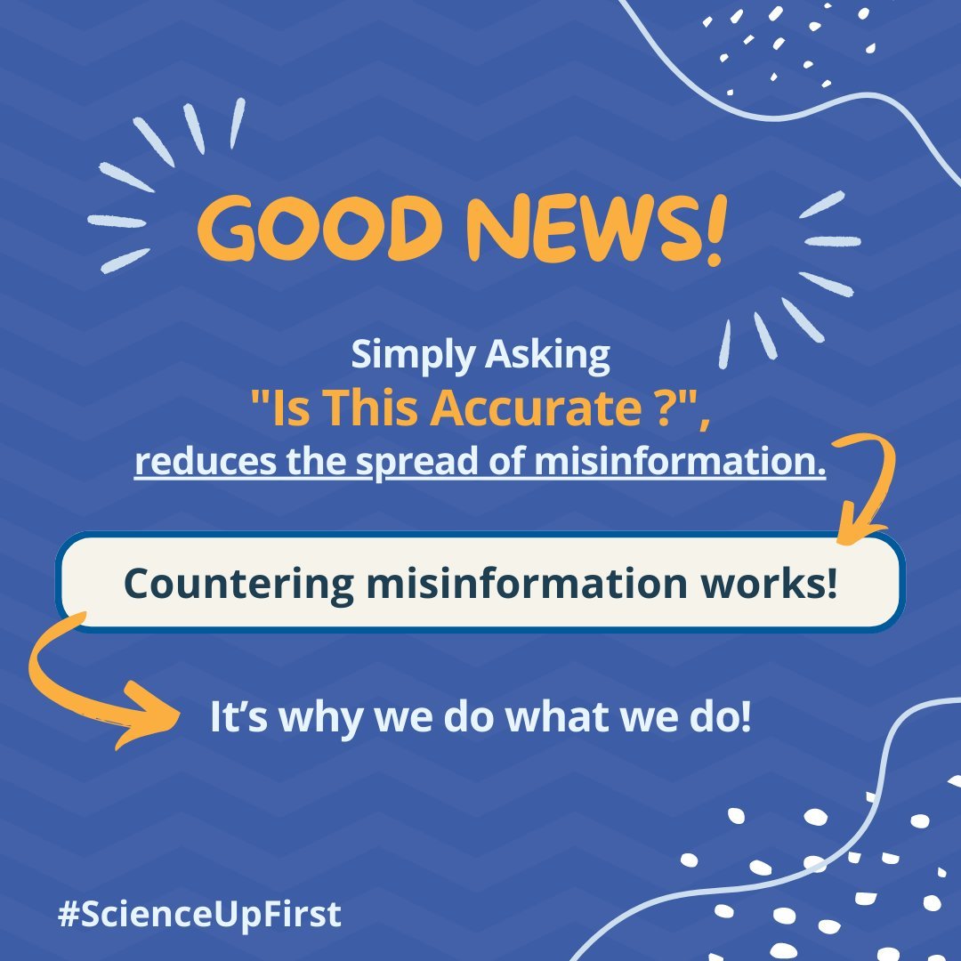 Countering misinformation works!