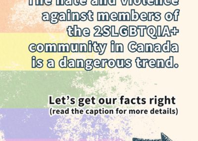 Hate and violence against 2SLGBTQIA+ is a dangerous trend