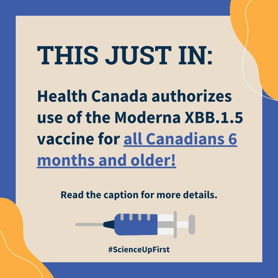 Health Canada authorizes use of the Moderna XBB.1.5 vaccine