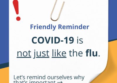 COVID-19 is not just like the flu
