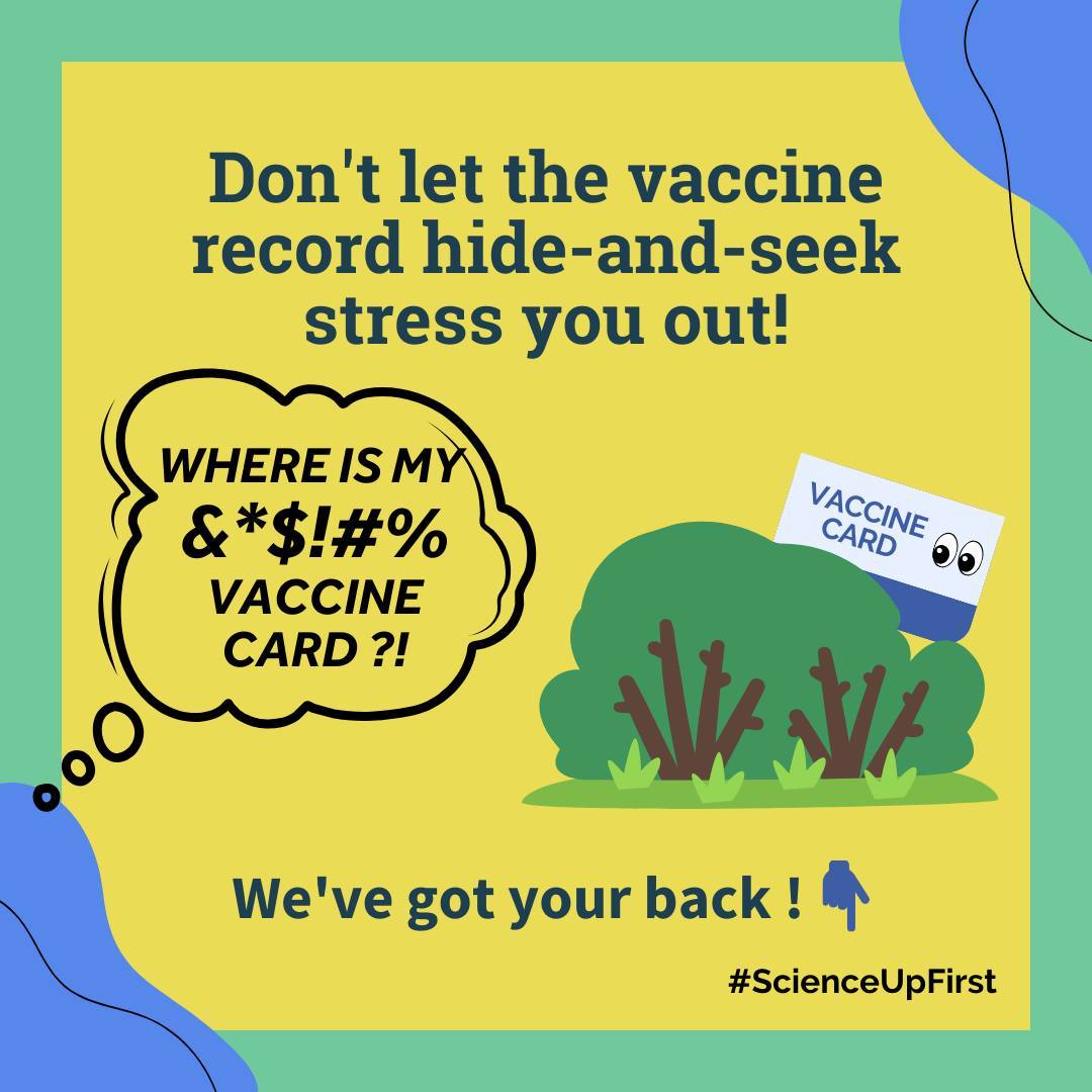 Don’t let the vaccine record hide-and-seek stress you out!