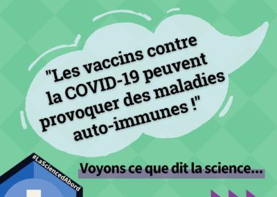 Les vaccins contre la COVID-19 peuvent provoquer des maladies auto-immunes ?