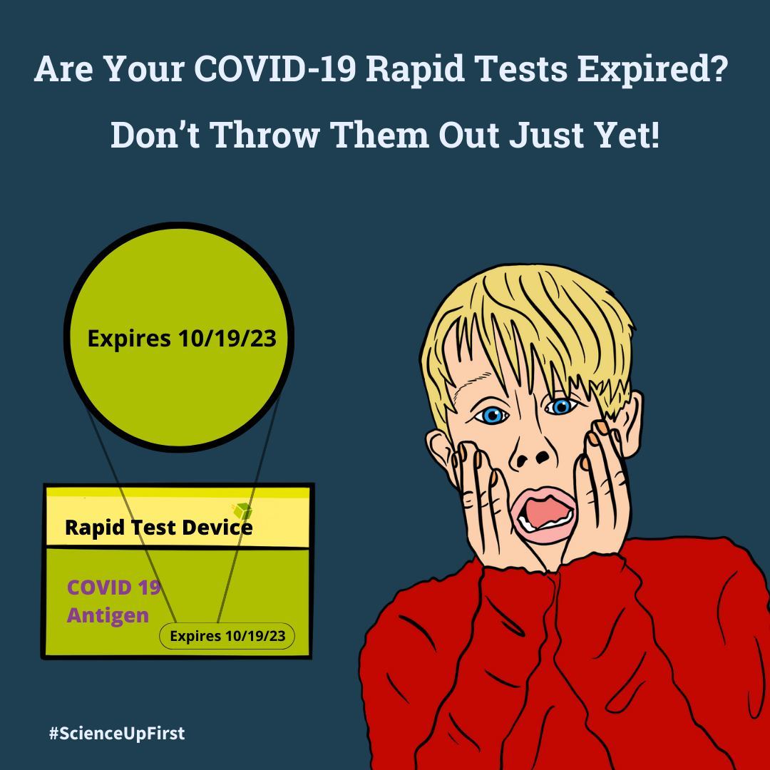 Don’t throw expired rapid tests out just yet!