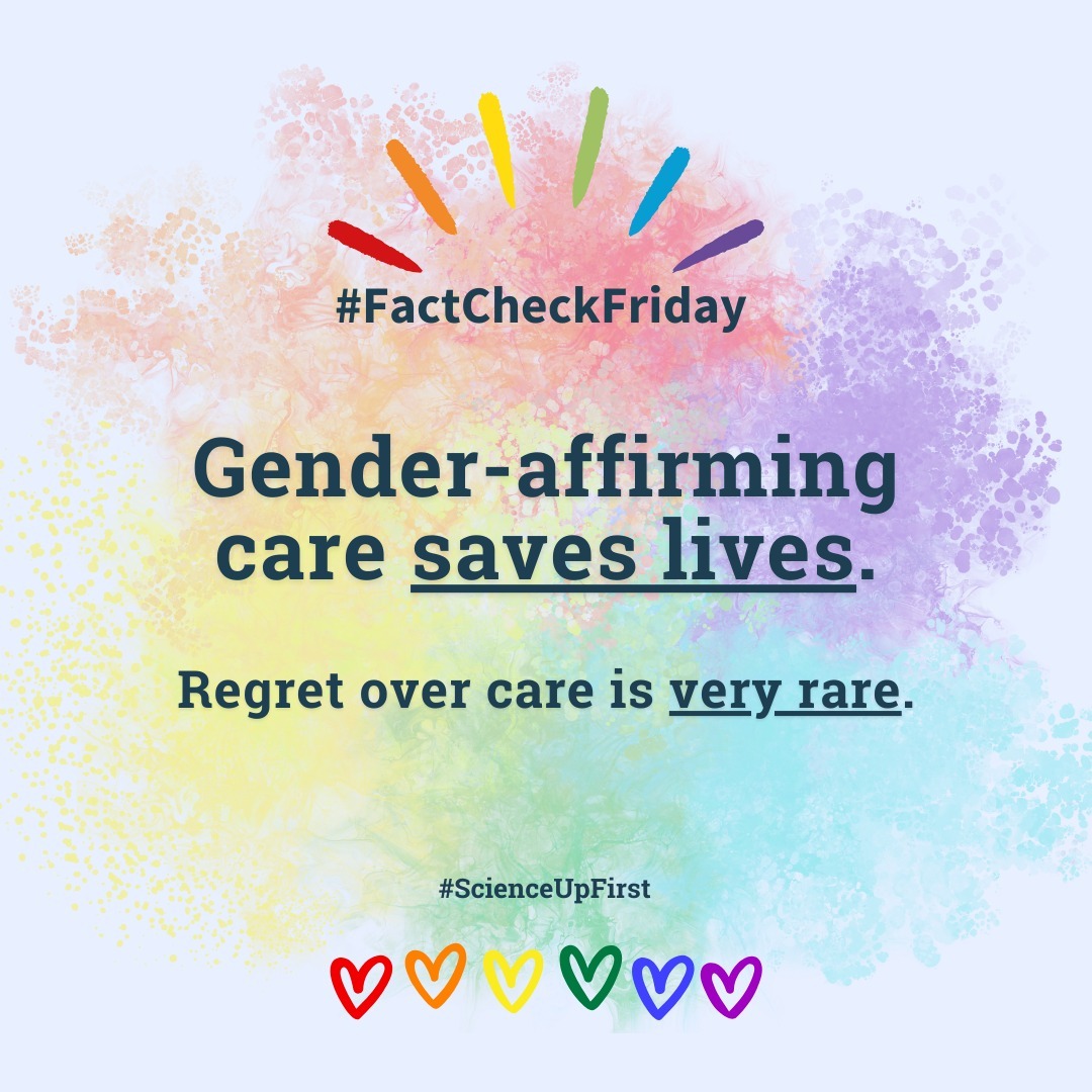 Gender-affirming care saves lives.