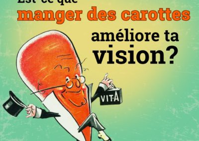 Est-ce que manger des carottes améliore ta vision ?