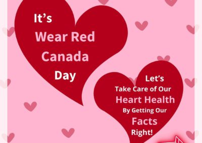Let’s talk heart health for Wear Red Canada Day