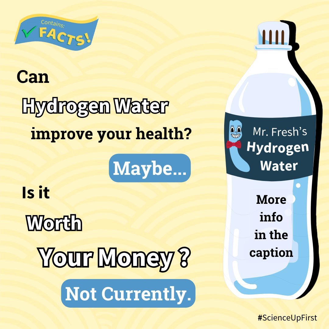 Is hydrogen water worth your money? Not currently